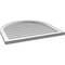 Ekena Millwork Round Top Surface Mount PVC Gable Vent w/ 2"W x 1-1/2"P Brickmould Frame, 30"W x 28"H GVPRT30X2802SN - alternate 5